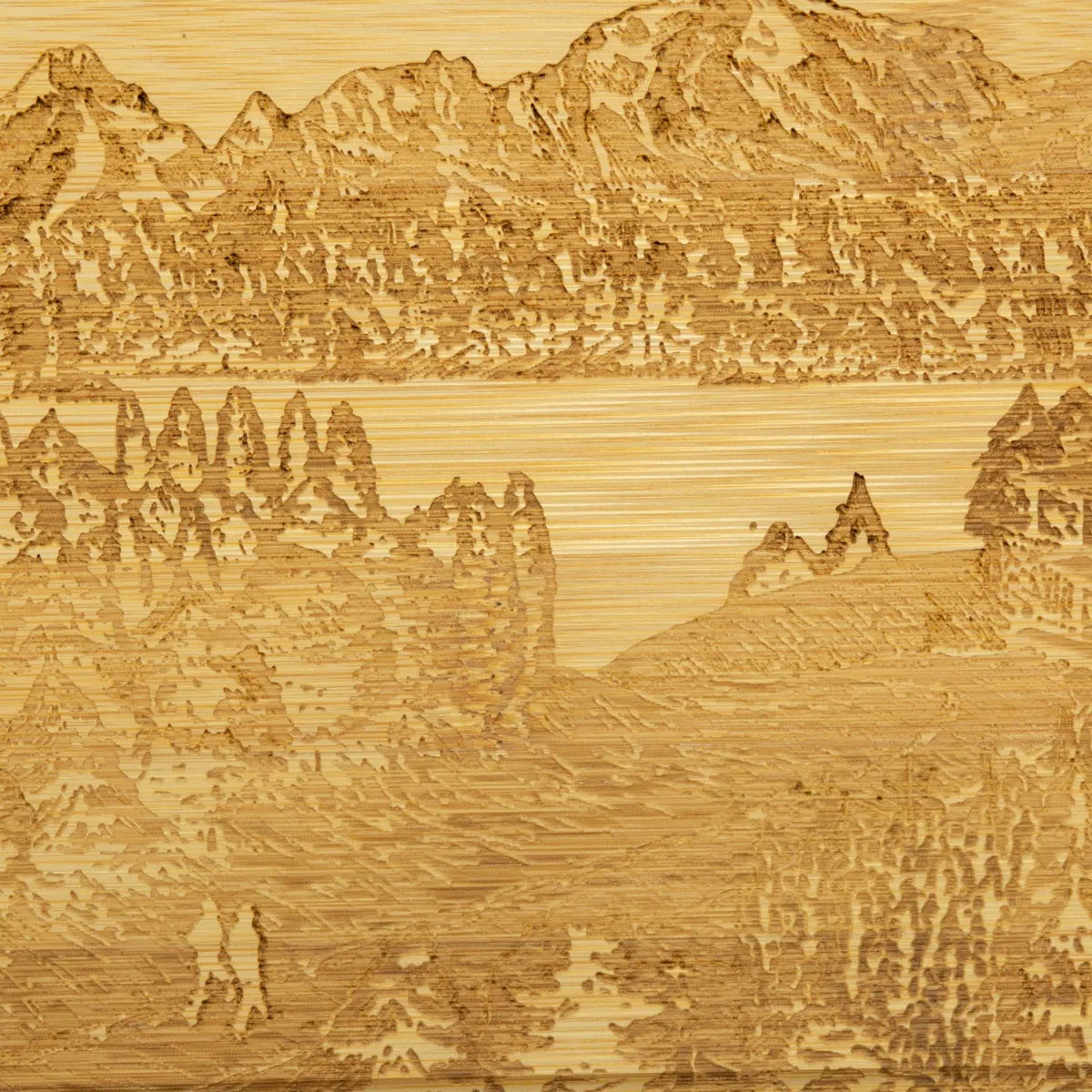 Tabla De Madera Ilustrada Km 24.7 Patagonia