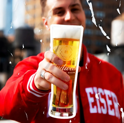 Two Pack Vasos Budweiser de 330ml