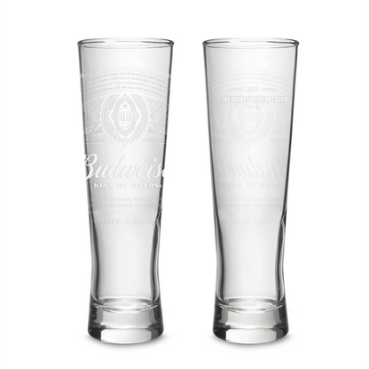 Two Pack Vasos Budweiser de 330ml